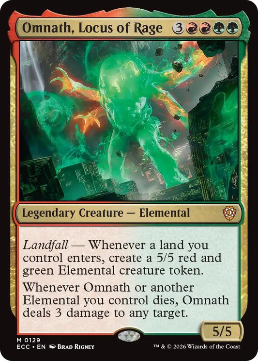Image for Omnath, Locus of Rage [129] - Magic: The Gathering