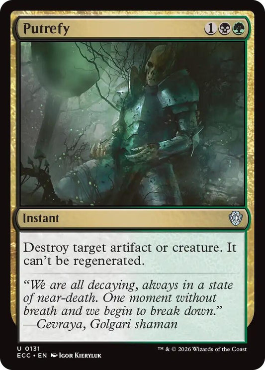Image for Putrefy [131] - Magic: The Gathering