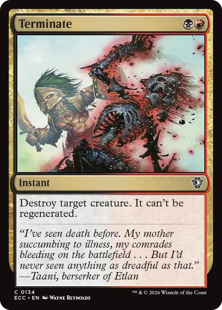 Image for Terminate [134] - Magic: The Gathering