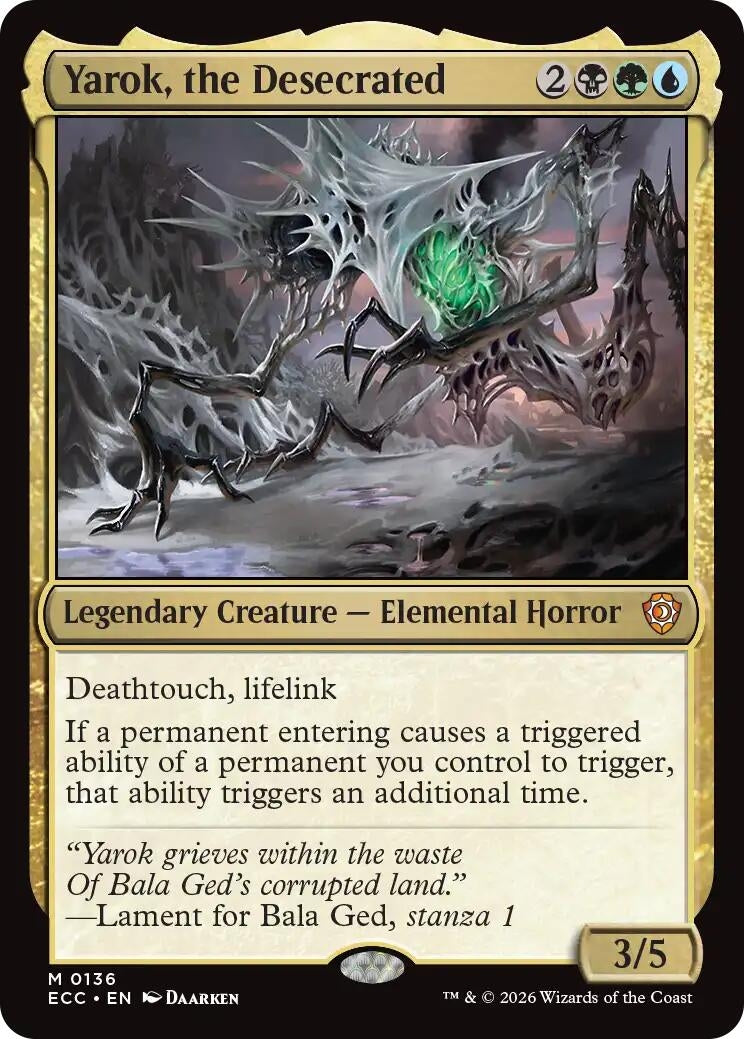 Image for Yarok, the Desecrated [136] - Magic: The Gathering