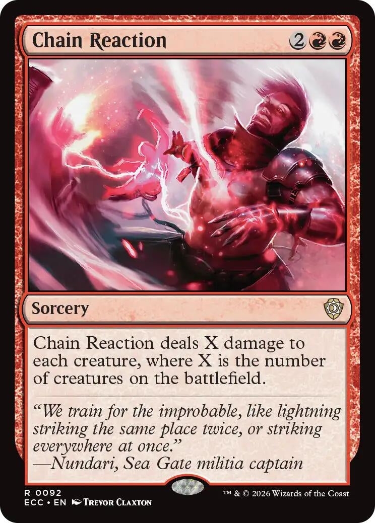 Image for Chain Reaction [92] - Magic: The Gathering