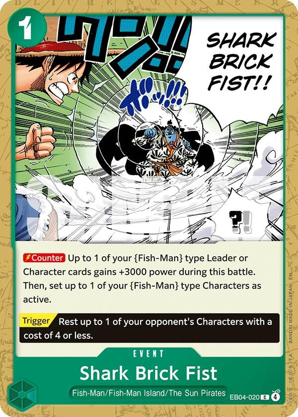 Image for Shark Brick Fist [EB04-020] - One Piece Card Game