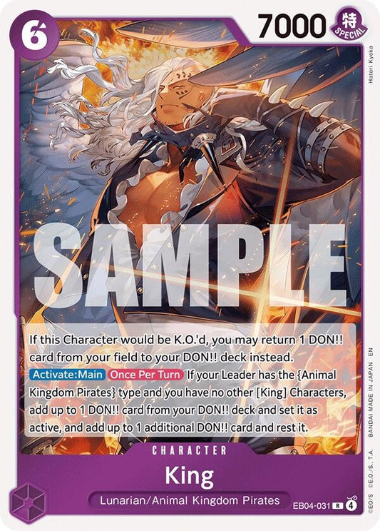 Image for King [EB04-031] - One Piece Card Game