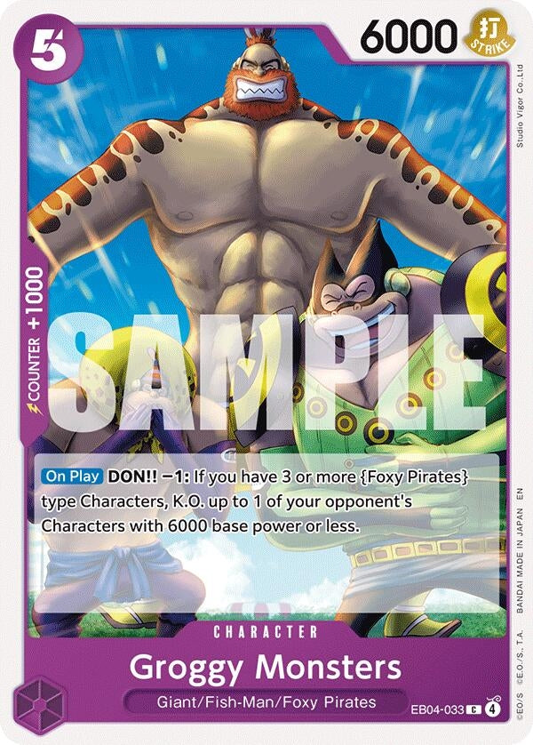 Image for Groggy Monsters [EB04-033] - One Piece Card Game