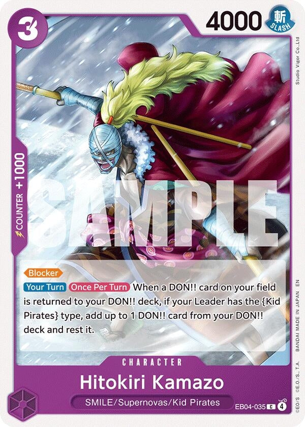 Image for Hitokiri Kamazo [EB04-035] - One Piece Card Game