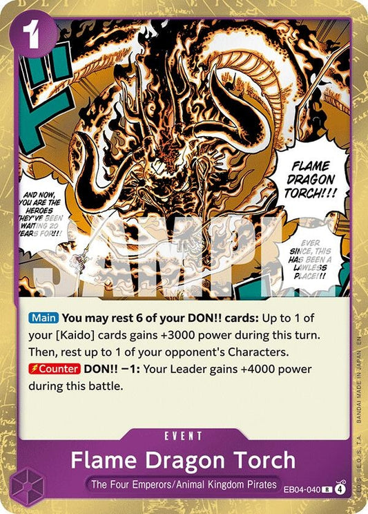 Image for Flame Dragon Torch [EB04-040] - One Piece Card Game
