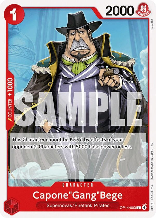 Image for Capone"Gang"Bege [OP14-003] - One Piece Card Game
