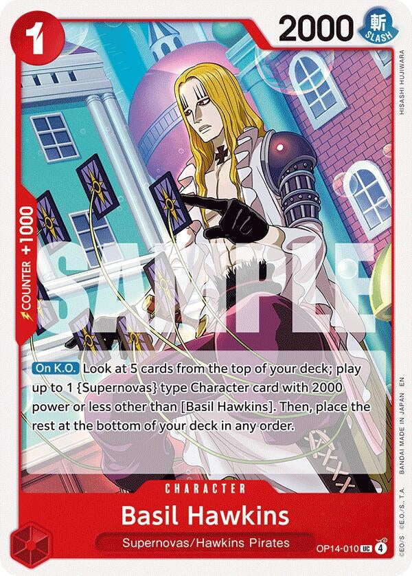 Image for Basil Hawkins [OP14-010] - One Piece Card Game