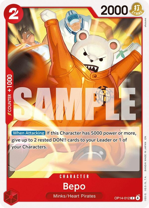 Image for Bepo [OP14-012] - One Piece Card Game