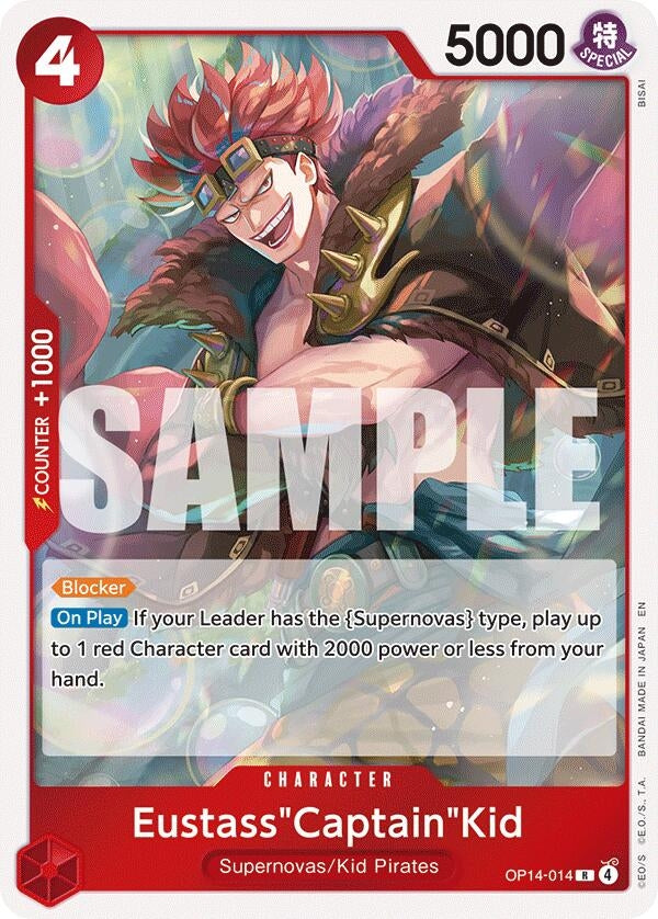Image for Eustass"Captain"Kid - OP14-014 [OP14-014] - One Piece Card Game