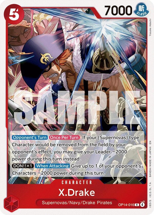 Image for X.Drake [OP14-016] - One Piece Card Game