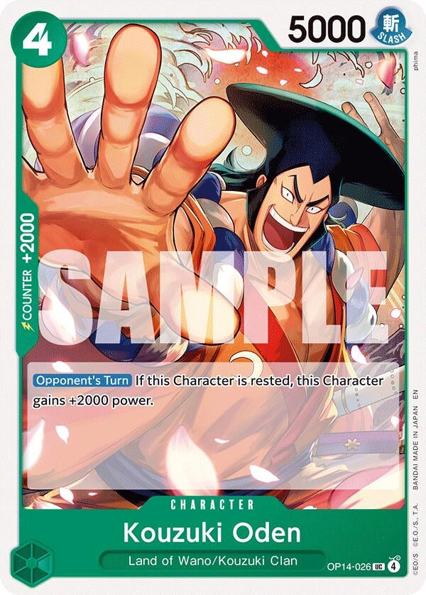 Image for Kouzuki Oden [OP14-026] - One Piece Card Game