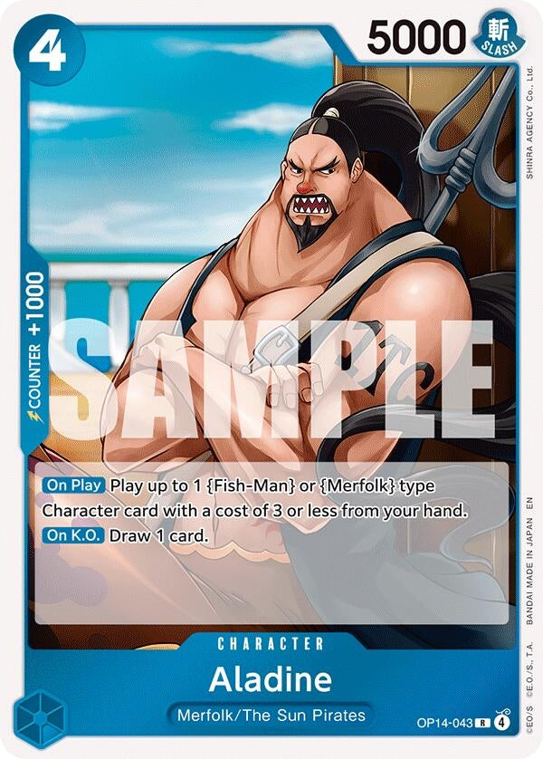 Image for Aladine [OP14-043] - One Piece Card Game