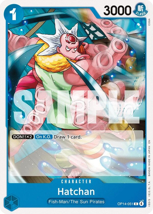 Image for Hatchan [OP14-051] - One Piece Card Game