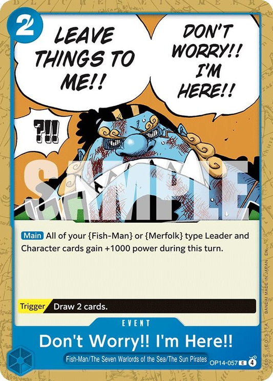 Image for Don't Worry!! I'm Here!! [OP14-057] - One Piece Card Game