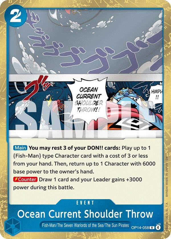 Image for Ocean Current Shoulder Throw [OP14-058] - One Piece Card Game