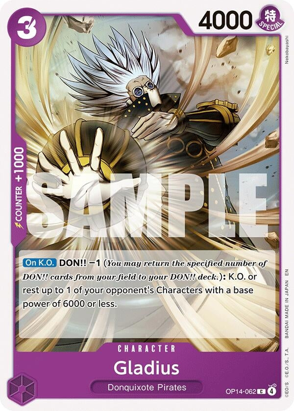 Image for Gladius [OP14-062] - One Piece Card Game