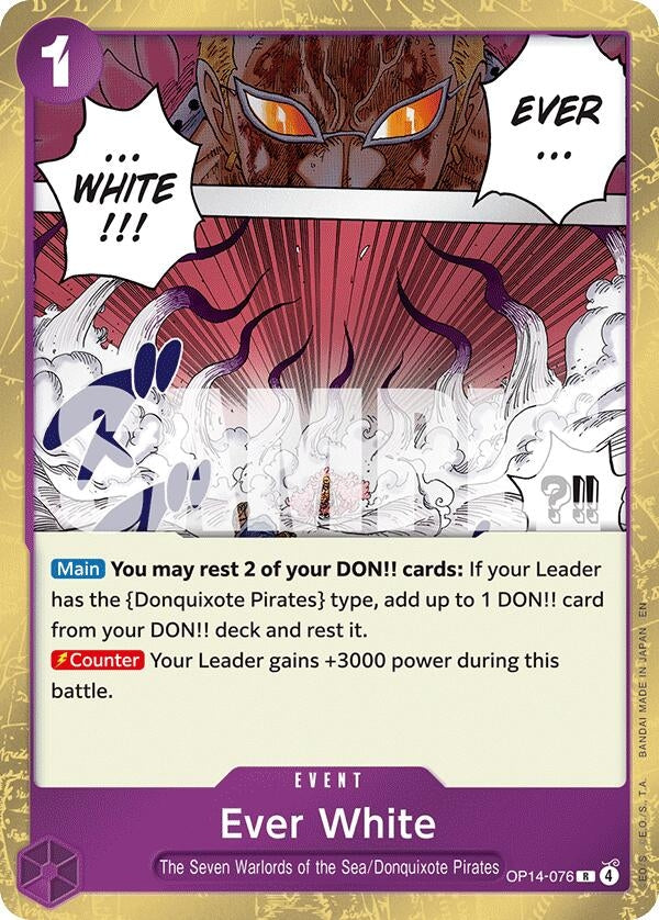 Image for Ever White [OP14-076] - One Piece Card Game