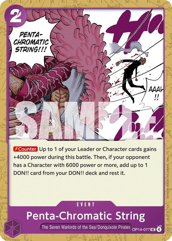 Image for Penta-Chromatic String [OP14-077] - One Piece Card Game