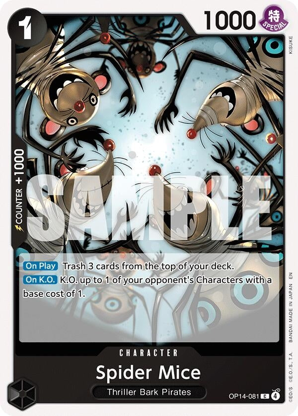 Image for Spider Mice [OP14-081] - One Piece Card Game