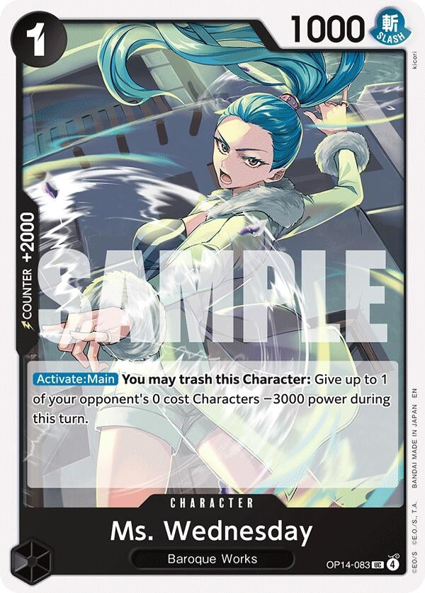 Image for Ms. Wednesday [OP14-083] - One Piece Card Game