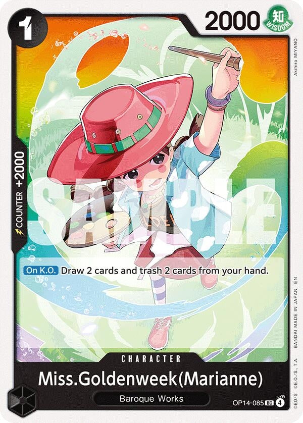 Image for Miss.Goldenweek(Marianne) [OP14-085] - One Piece Card Game