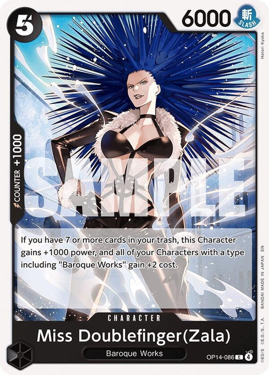 Image for Miss Doublefinger(Zala) [OP14-086] - One Piece Card Game