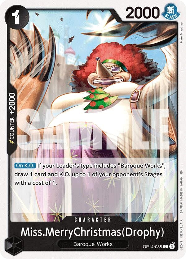 Image for Miss.MerryChristmas(Drophy) [OP14-088] - One Piece Card Game