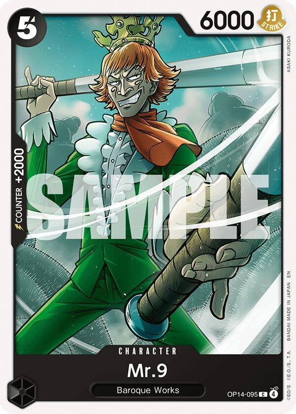 Image for Mr.9 [OP14-095] - One Piece Card Game