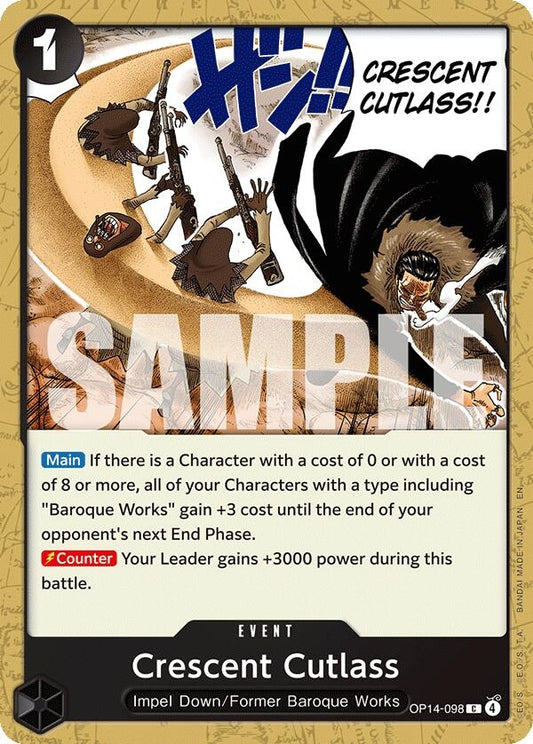 Image for Crescent Cutlass [OP14-098] - One Piece Card Game