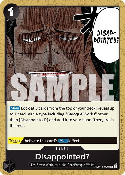 Image for Disappointed? [OP14-099] - One Piece Card Game