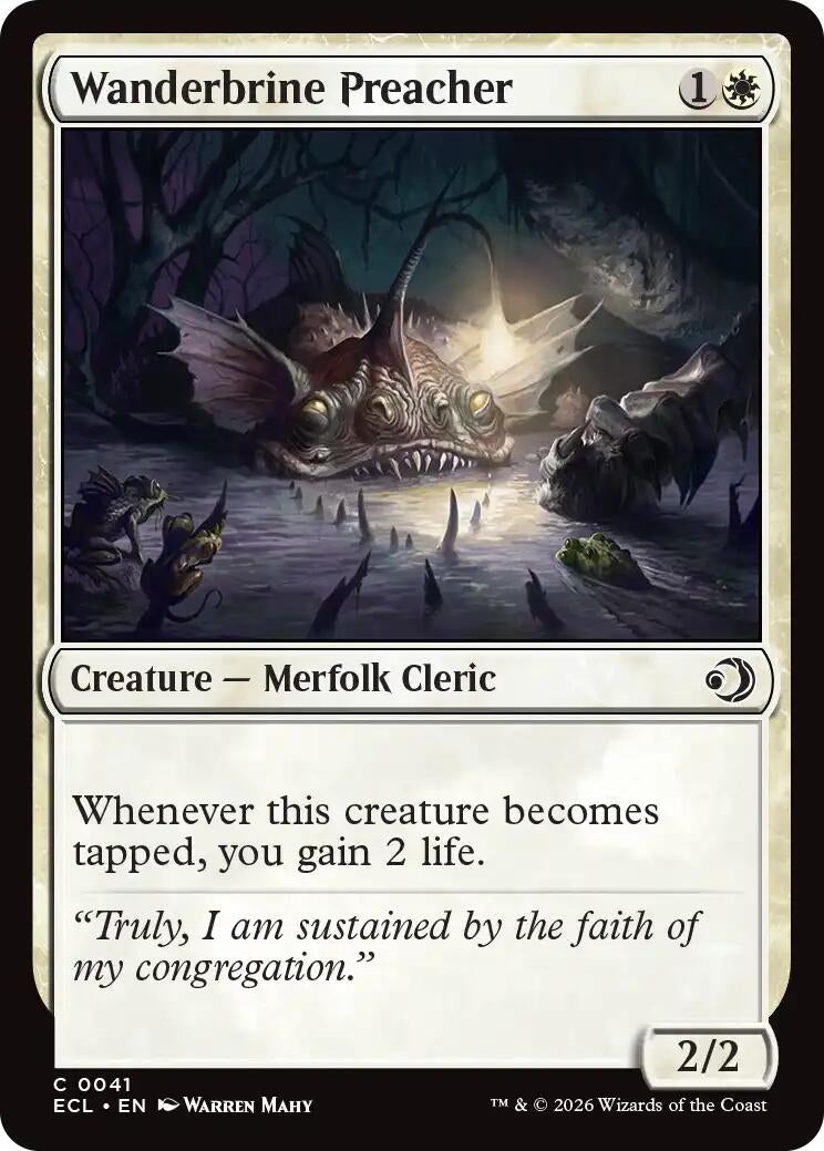 Image for Wanderbrine Preacher [41] - Magic: The Gathering