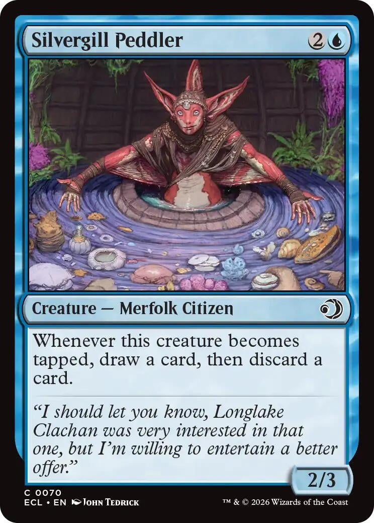 Image for Silvergill Peddler [70] - Magic: The Gathering