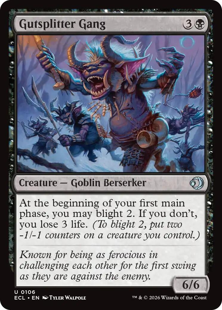Image for Gutsplitter Gang [106] - Magic: The Gathering