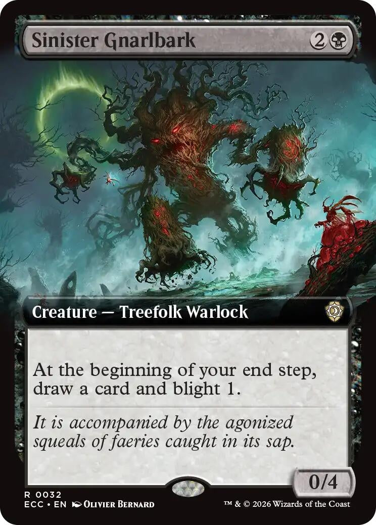 Image for Sinister Gnarlbark (Extended Art) [32] - Magic: The Gathering