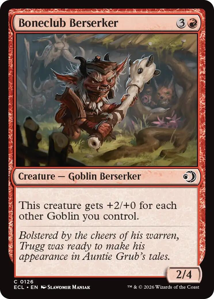 Image for Boneclub Berserker [126] - Magic: The Gathering