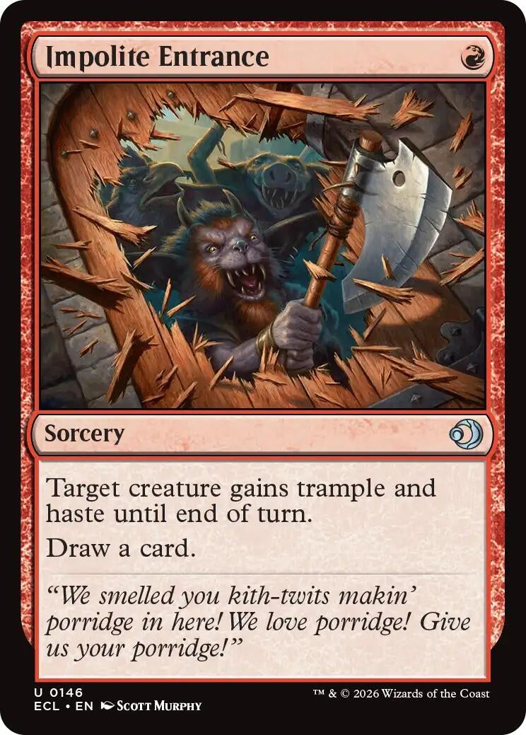 Image for Impolite Entrance [146] - Magic: The Gathering