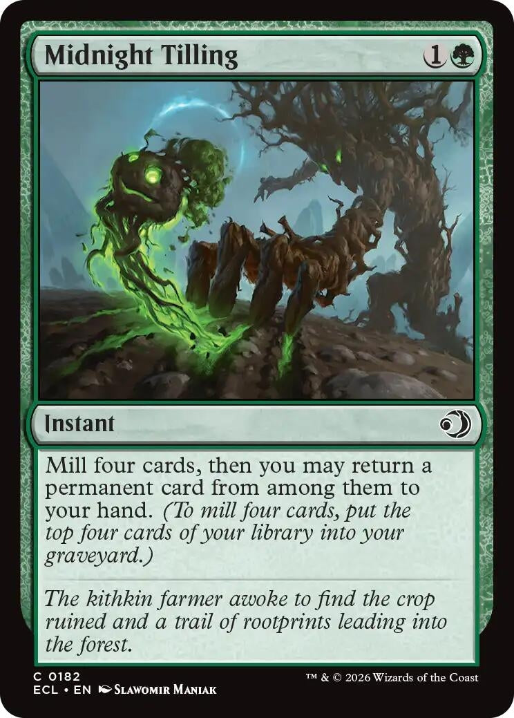 Image for Midnight Tilling [182] - Magic: The Gathering