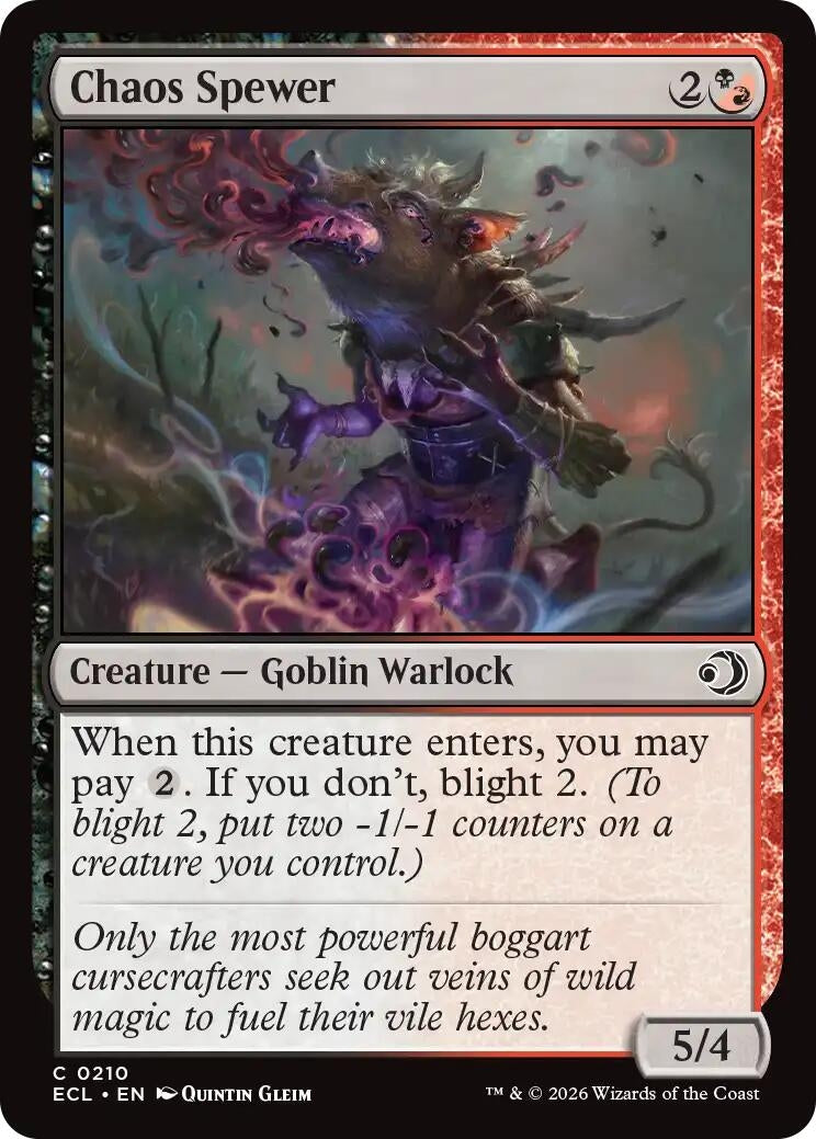 Image for Chaos Spewer [210] - Magic: The Gathering