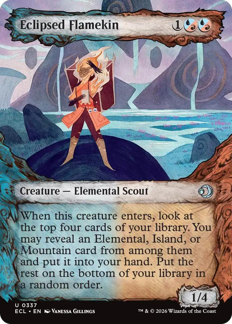 Image for Eclipsed Flamekin (Showcase) [337] - Magic: The Gathering