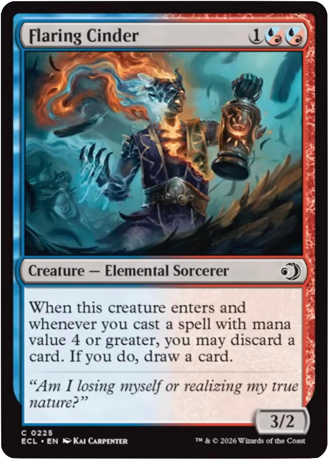 Image for Flaring Cinder [225] - Magic: The Gathering