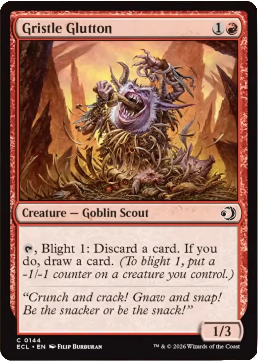 Image for Gristle Glutton [144] - Magic: The Gathering