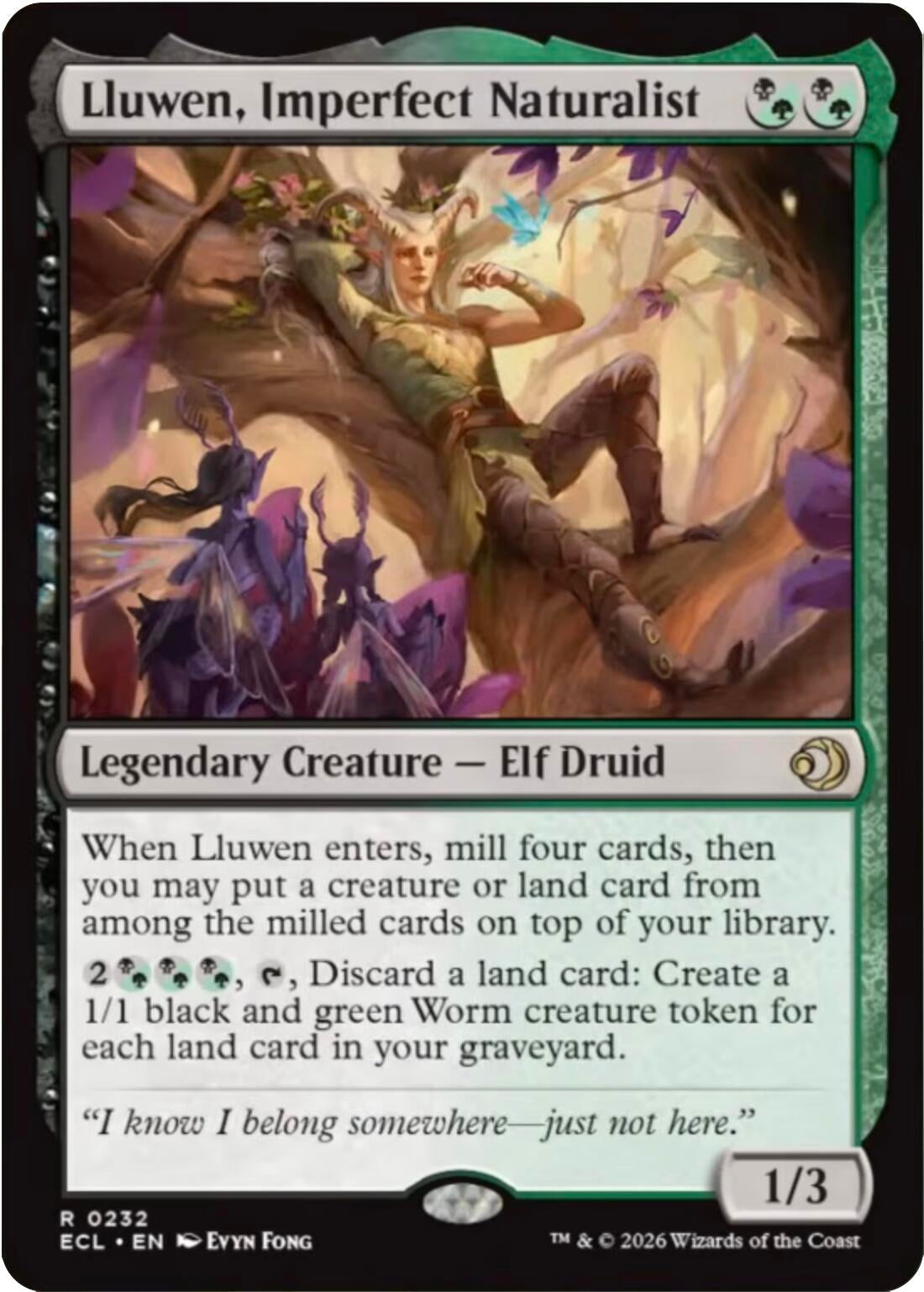 Image for Lluwen, Imperfect Naturalist [232] - Magic: The Gathering