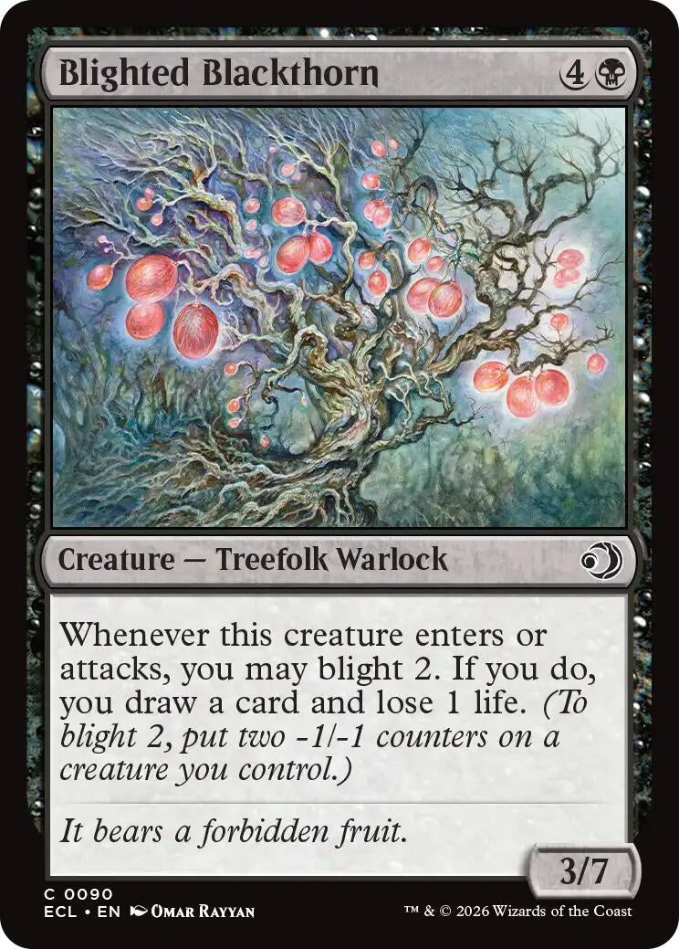 Image for Blighted Blackthorn [90] - Magic: The Gathering