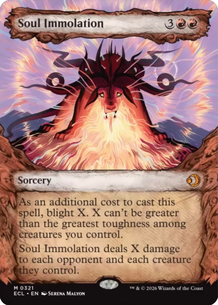 Image for Soul Immolation (Showcase) [321] - Magic: The Gathering