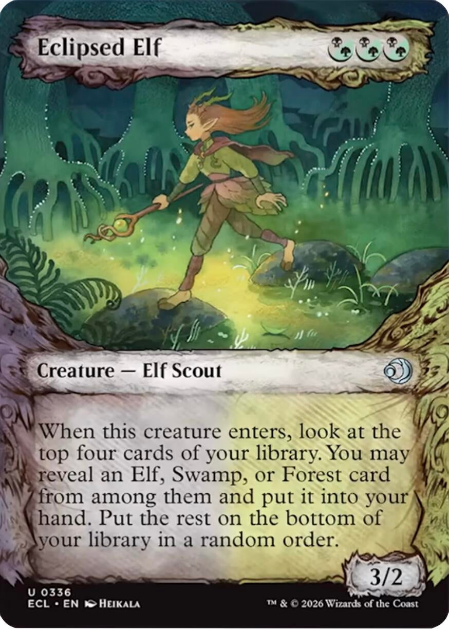 Image for Eclipsed Elf (Showcase) [336] - Magic: The Gathering