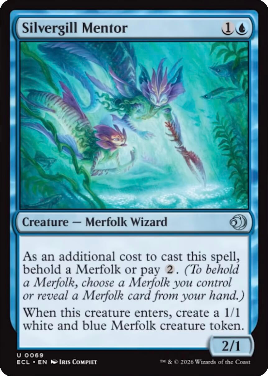 Image for Silvergill Mentor [69] - Magic: The Gathering
