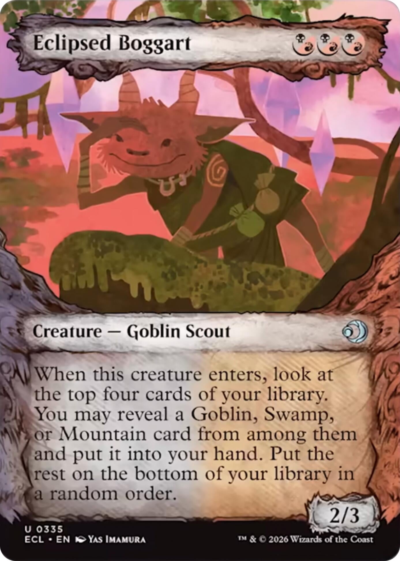 Image for Eclipsed Boggart (Showcase) [335] - Magic: The Gathering