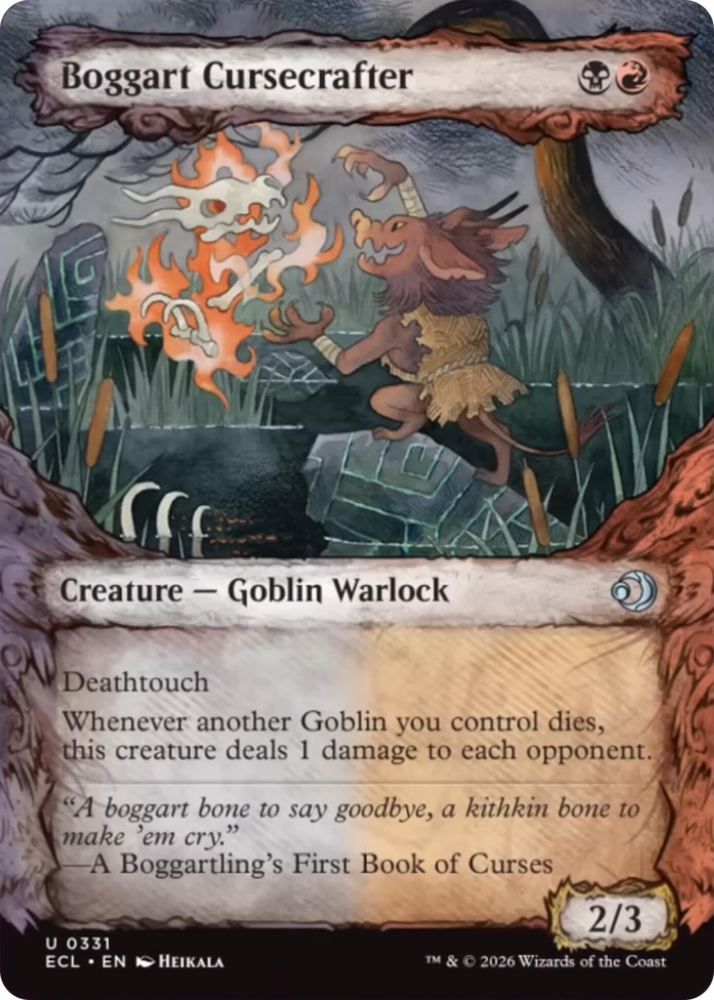 Image for Boggart Cursecrafter (Showcase) [331] - Magic: The Gathering