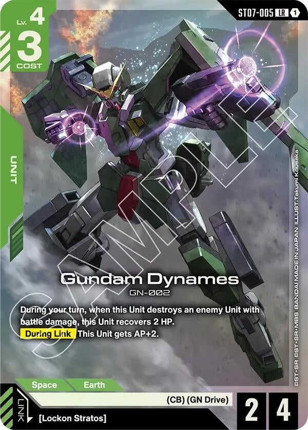 Image for Gundam Dynames (LR) [ST07-005] - Gundam Card Game
